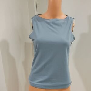 Elegant Sleeveless Top in Sky Blue